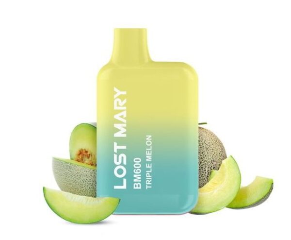 Triple Melon Lost Mary BM600 Disposable Vape – 600 Puffs of Melon Bliss