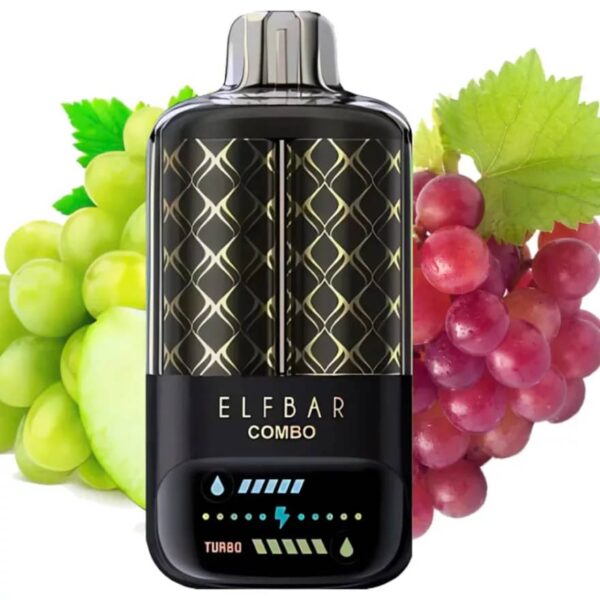 ELF BAR COMBO 25000 - Green Grape & Grape 5% - Rechargeable