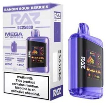Bangin Sour Berries RAZ DC25000 Disposable Vape