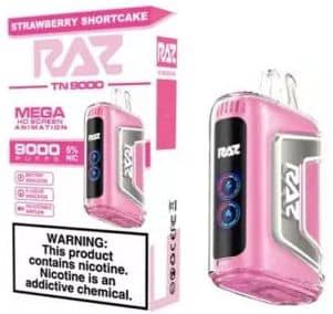 Strawberry Shortcake RAZ TN9000 Disposable Vape